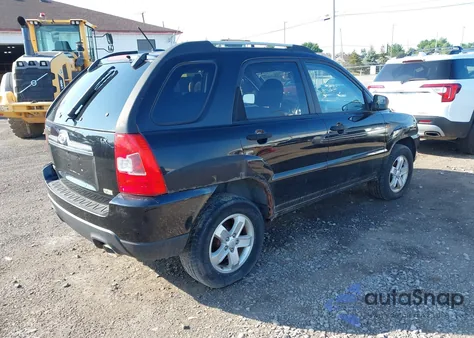 2009 Kia Sportage Lx V6 из США, поврежденный, VIN KNDJE723297585528